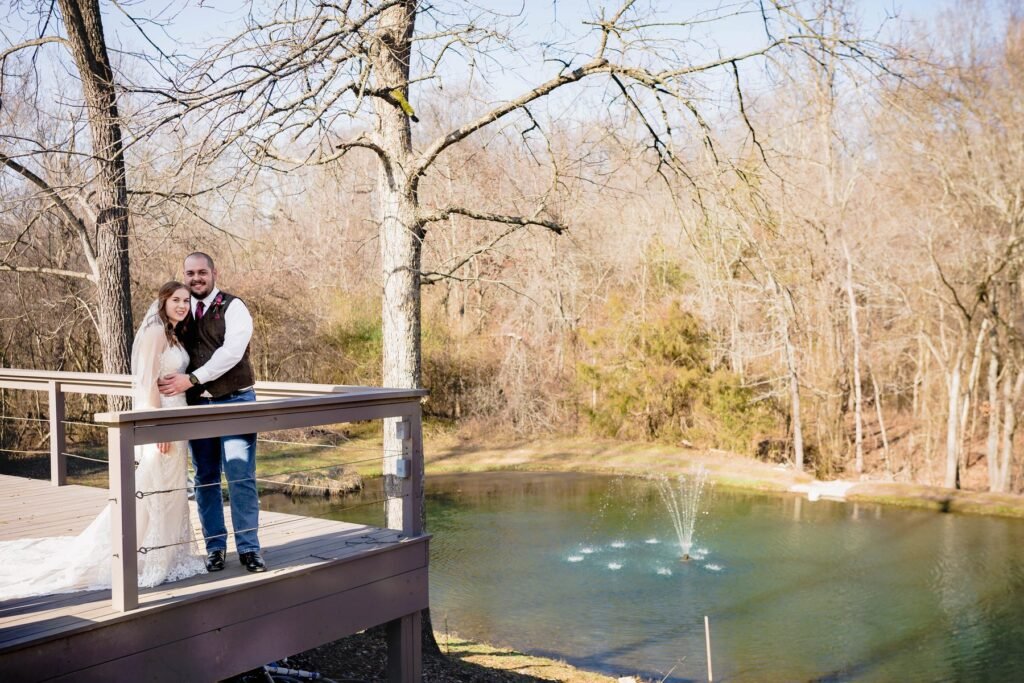 Real wedding at Grandpas Barn, Mountain Home AR