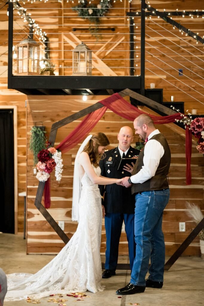 Real wedding at Grandpas Barn, Mountain Home AR