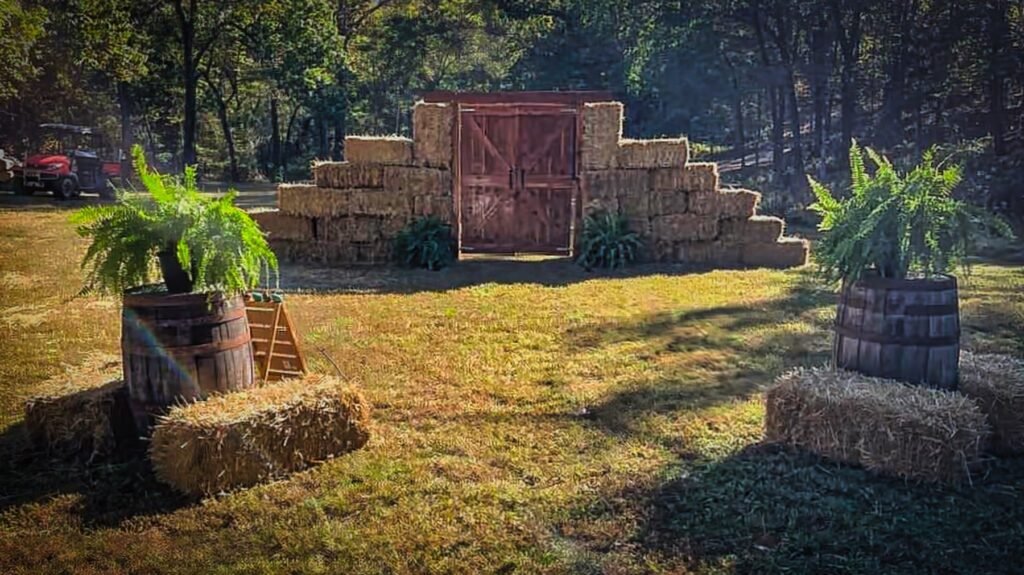 Real wedding at Grandpas Barn, Mountain Home AR
